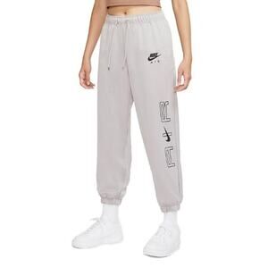 Nike Jogger Pants Size XXL Gray Mid Rise Loose Fit Drawstring Tapered Athleisure